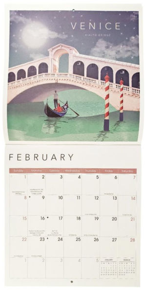 2026 City Chic Wall Calendar