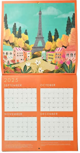 2026 Beautiful Bright Places Wall Calendar