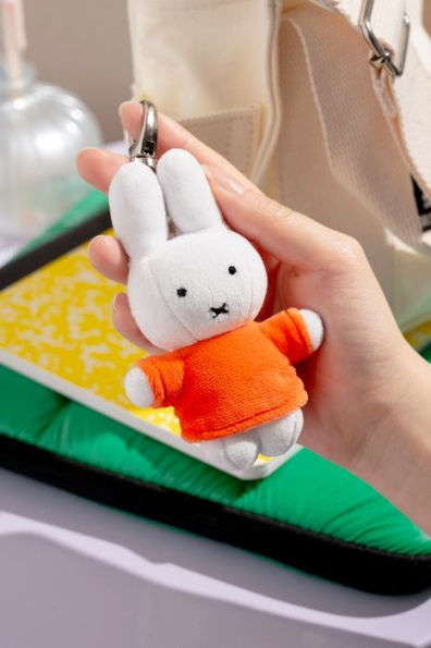 Miffy in Red Plush Keychain (Standing)