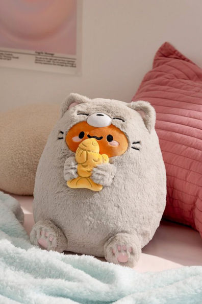 Tayto Potato Gray Shorthaired Cat Plush