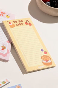 Title: Tayto Fruits To Do List Yellow Notepad