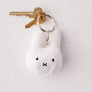 Miffy Head Plush Keychain