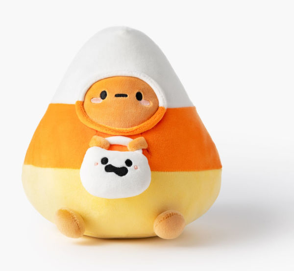 Candy Corn Tayto Potato with Ghost Midi Mochi Plush