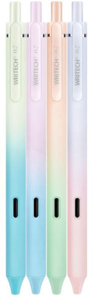 Ombre Pastel Gel Pen S/4 - Black Ink