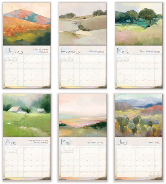 2025 Legacy Hopeful Horizons 12 Month Wall Calendar