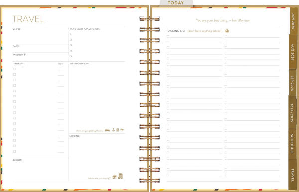 2024 -2025 Seedlings Floral Insect Weekly Planner