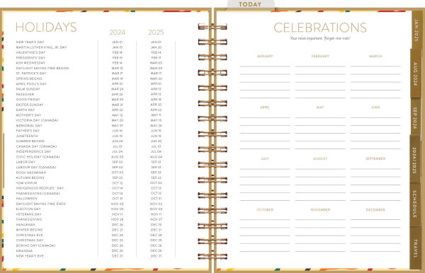 2024 -2025 Seedlings Floral Insect Weekly Planner