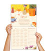 Alternative view 5 of 2025 Seedlings Love is Flowers on the Kitchen Table 12 Month Wall Calendar