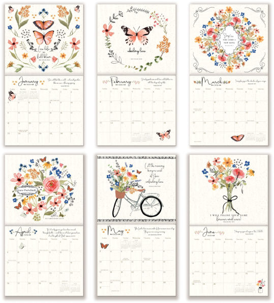 2026 Legacy Be Still 12 Month Wall Calendar