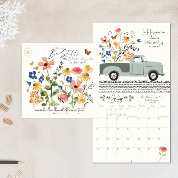 2026 Legacy Be Still 12 Month Wall Calendar