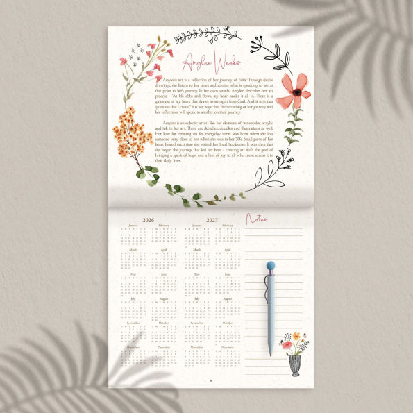 2026 Legacy Be Still 12 Month Wall Calendar