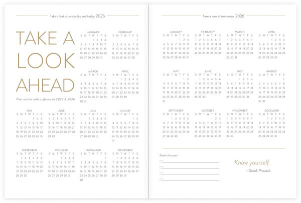 2025-2026 On the Bright Side Saguaro 17-Month On-the-Go Softcover Planner