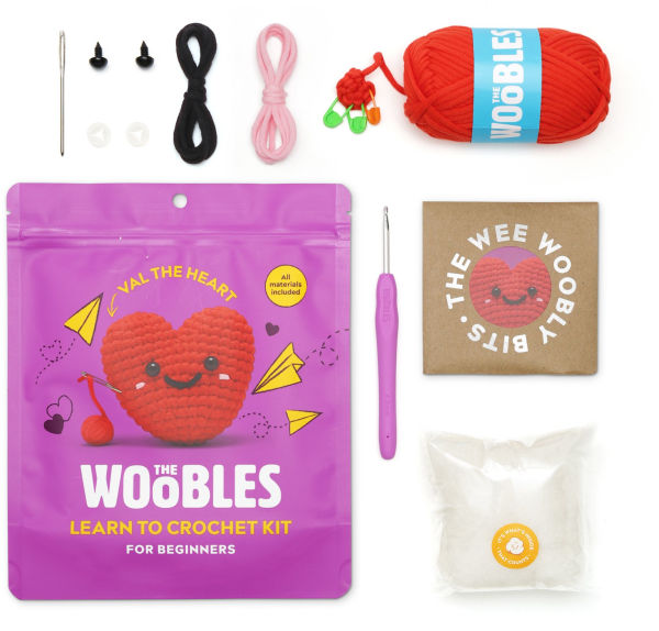 Val the Heart, The Woobles Beginner Crochet Kit
