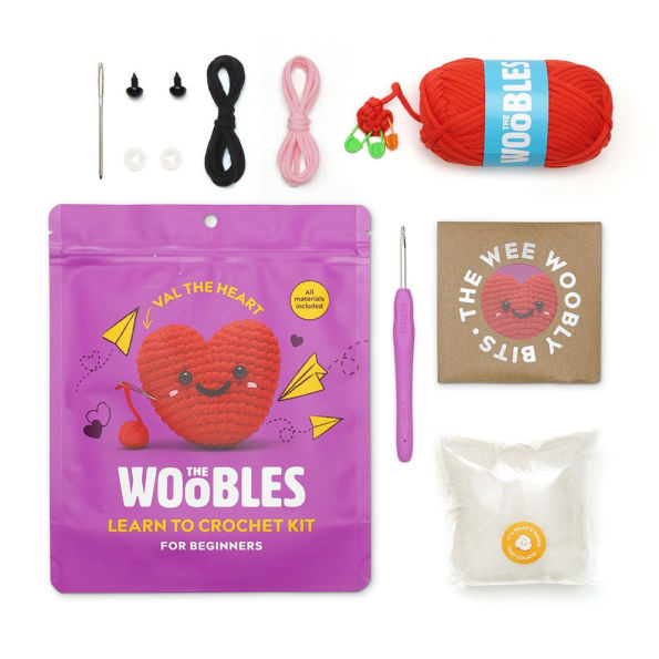 Val the Heart, The Woobles Beginner Crochet Kit