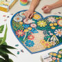 Alternative view 3 of Heart Bouquet 634 Piece Puzzle