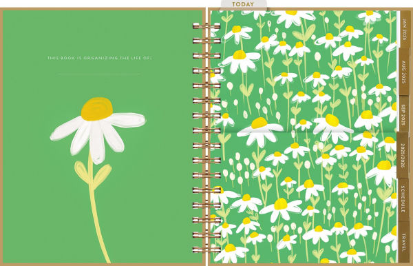 2025-2026 Seedlings Sunnyside Up 17 Month Hardcover Weekly/Monthly Planner