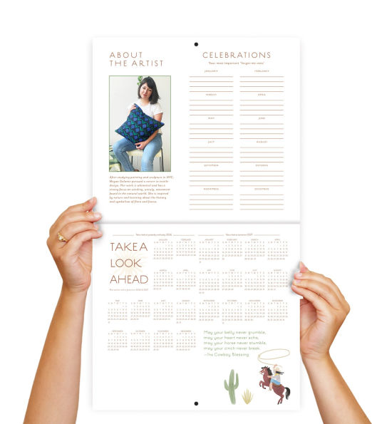 2026 Seedlings The Wild West 12 Month Wall Calendar