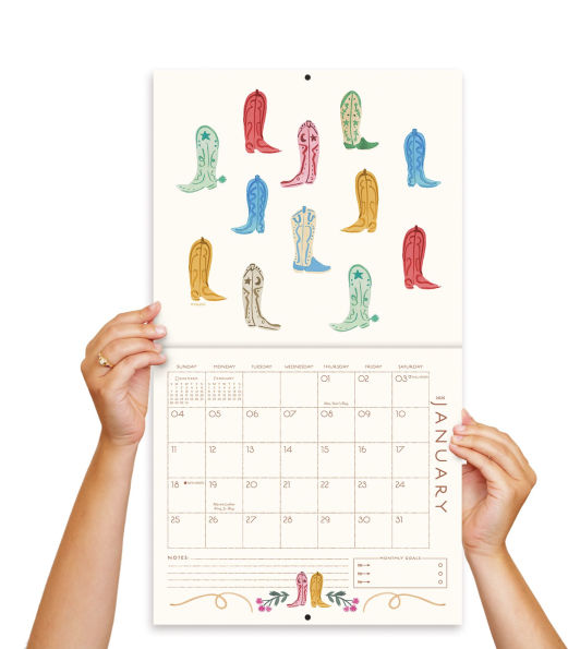 2026 Seedlings The Wild West 12 Month Wall Calendar