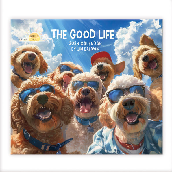 2026 On the Bright Side The Good Life 12 Month Wall Calendar