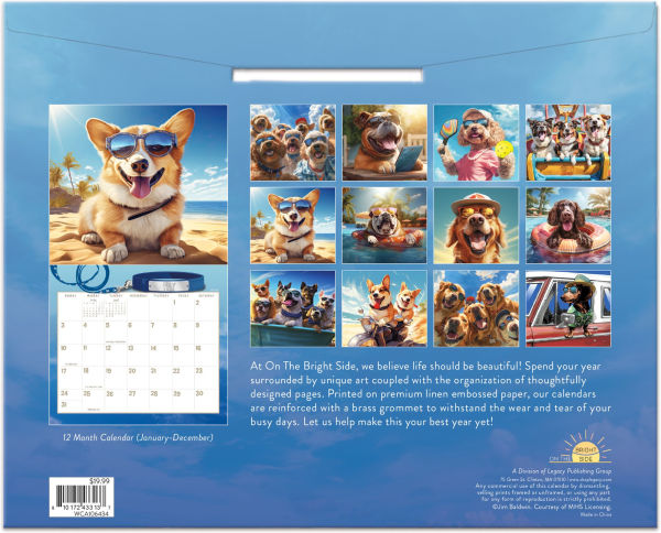 2026 On the Bright Side The Good Life 12 Month Wall Calendar