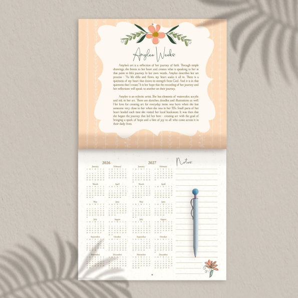 2026 Legacy Hope 12 Month Wall Calendar