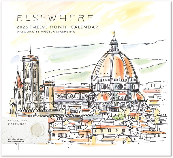 2026 Seedlings Elsewhere 12 Month Wall Calendar