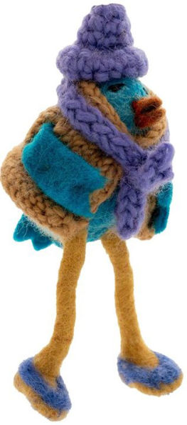 Bird on the Go Felt Ornament