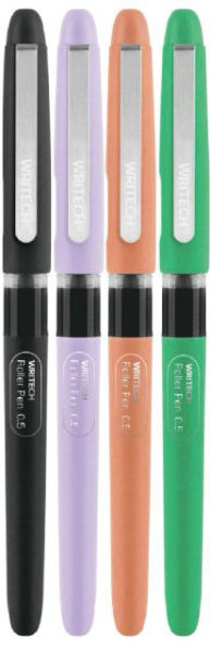 Vintage Liquid Rollerball Pen S/4 - Assorted Ink