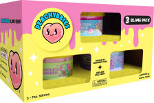 Alternative view 1 of PeachyBbies 3 Piece Slime Pack Unicorn Cookie Dough, Axolotl Garden & Paca Paca Party
