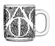 Title: Deathly Hallows Glass Coffee Mug 17.5oz