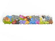 Title: BeginAgain Toys Animal Parade A-Z JUMBO Wooden Puzzle