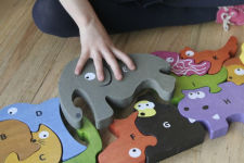 Alternative view 3 of BeginAgain Toys Animal Parade A-Z JUMBO Wooden Puzzle