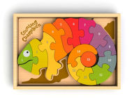 Title: Counting Chameleon Wooden Number Puzzle