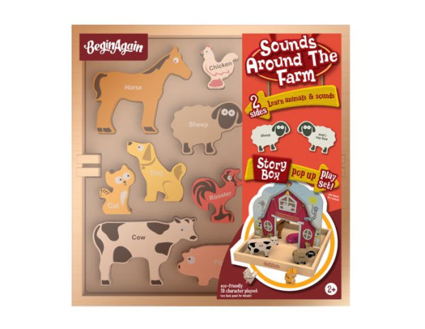 The Sounds Around the Farm Story Box Pop Up Play Set