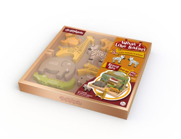 What I Like Safari Story Box Pop Up Play Set