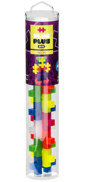 Plus-Plus BIG - 15 pc Tube - Neon Mix