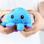 Alternative view 2 of Original Reversible Octopus Pink/Aqua Plushie