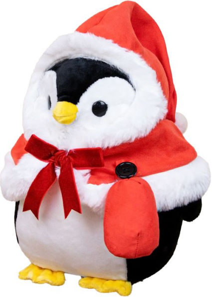 Penguin with Santa Outfit