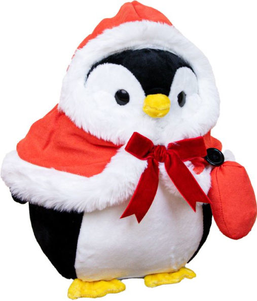 Penguin with Santa Outfit