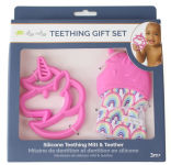 Alternative view 1 of Teething Gift Set - Silicone Teething Mitt & Teether - Unicorn