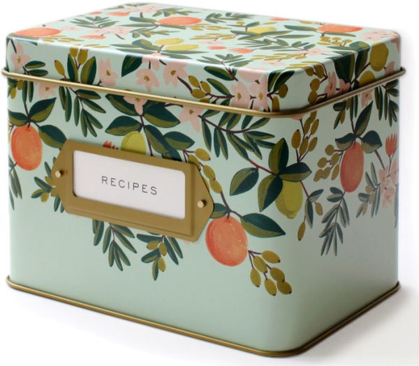 Citrus Floral Recipe Box