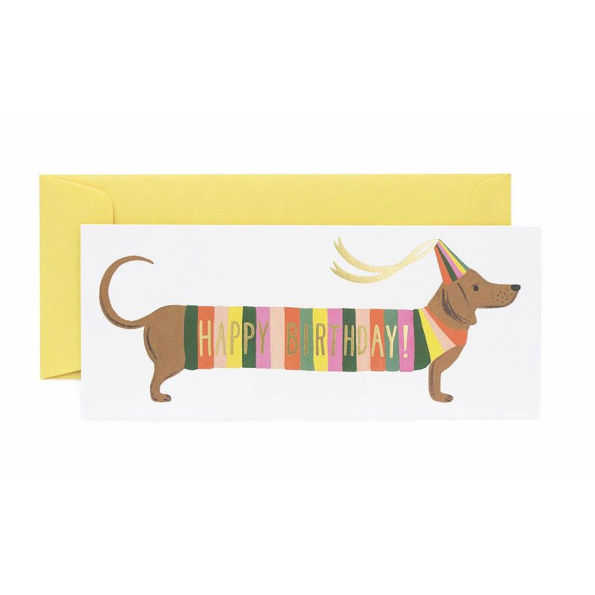 Hot Dog Money Birthday Card