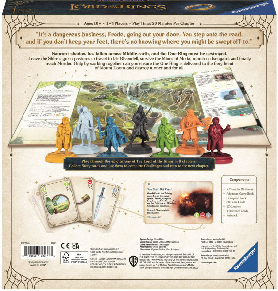 Lord of the Rings Adventure Book Game