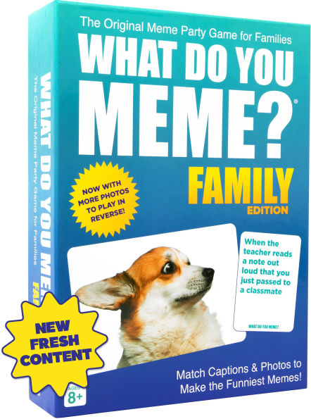 What Do You Meme Family Edition Game by Elliot Tebele