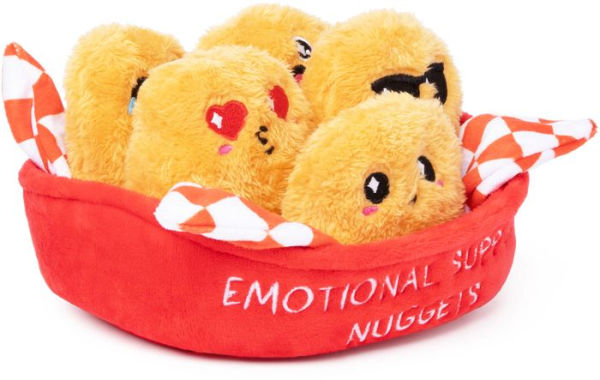  What Do You Meme Emotional Support Chickies - Unique Gifts for  Valentine's Day, Cute Chicken Plushies : Toys & Games