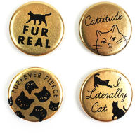 Title: Cats Gold Magnet Set