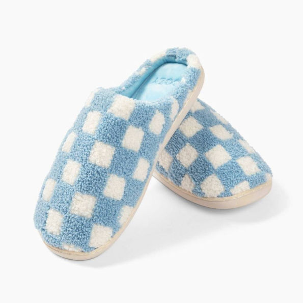 Checkered Get Cozy Slippers