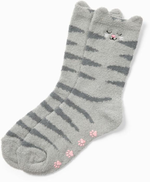 One Pack Fluffy Cat Socks