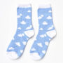 Cloud Fuzzy Crew Socks