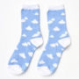 Cloud Fuzzy Crew Socks